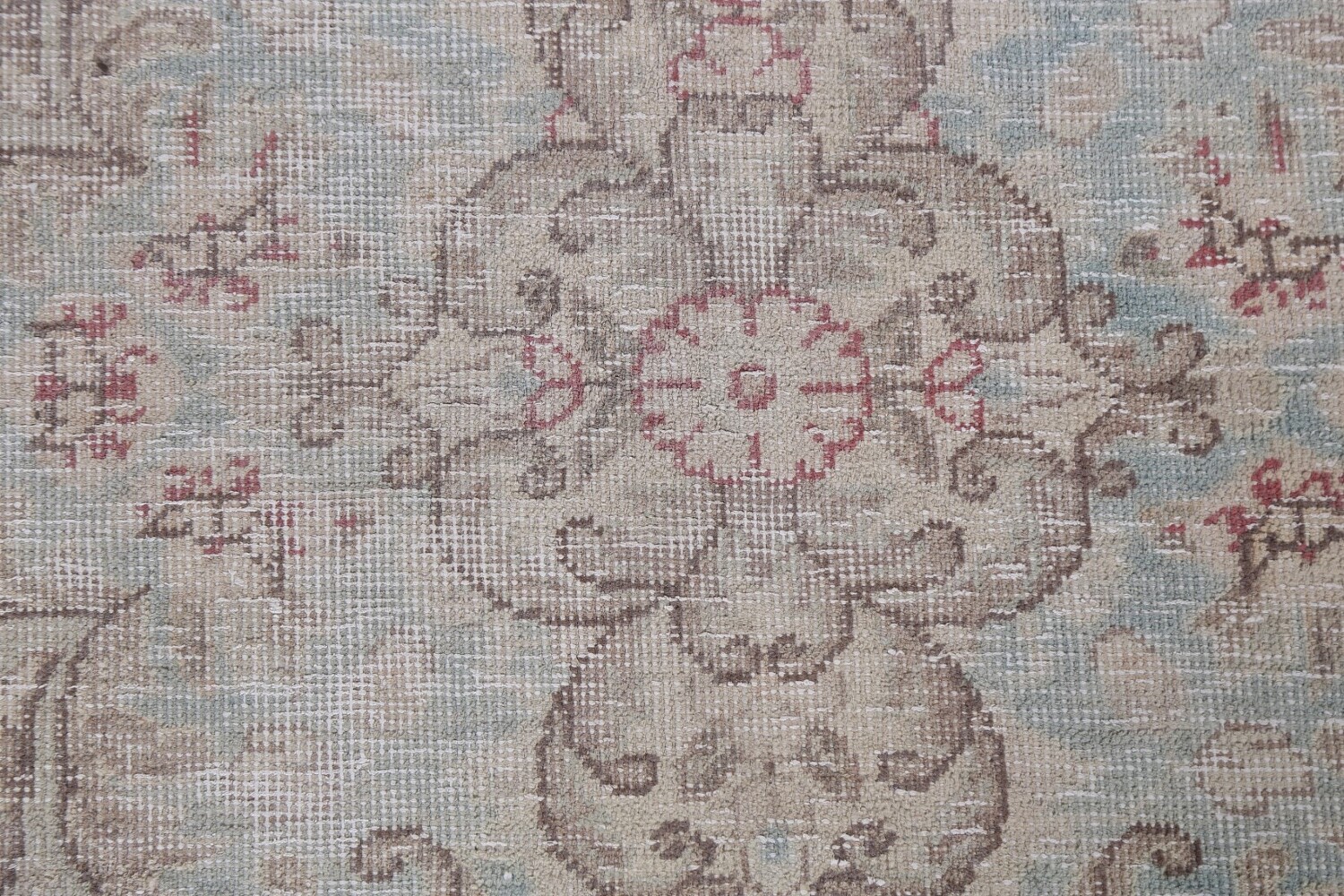 Antique Geometric Kerman Persian Area Rug 10x13