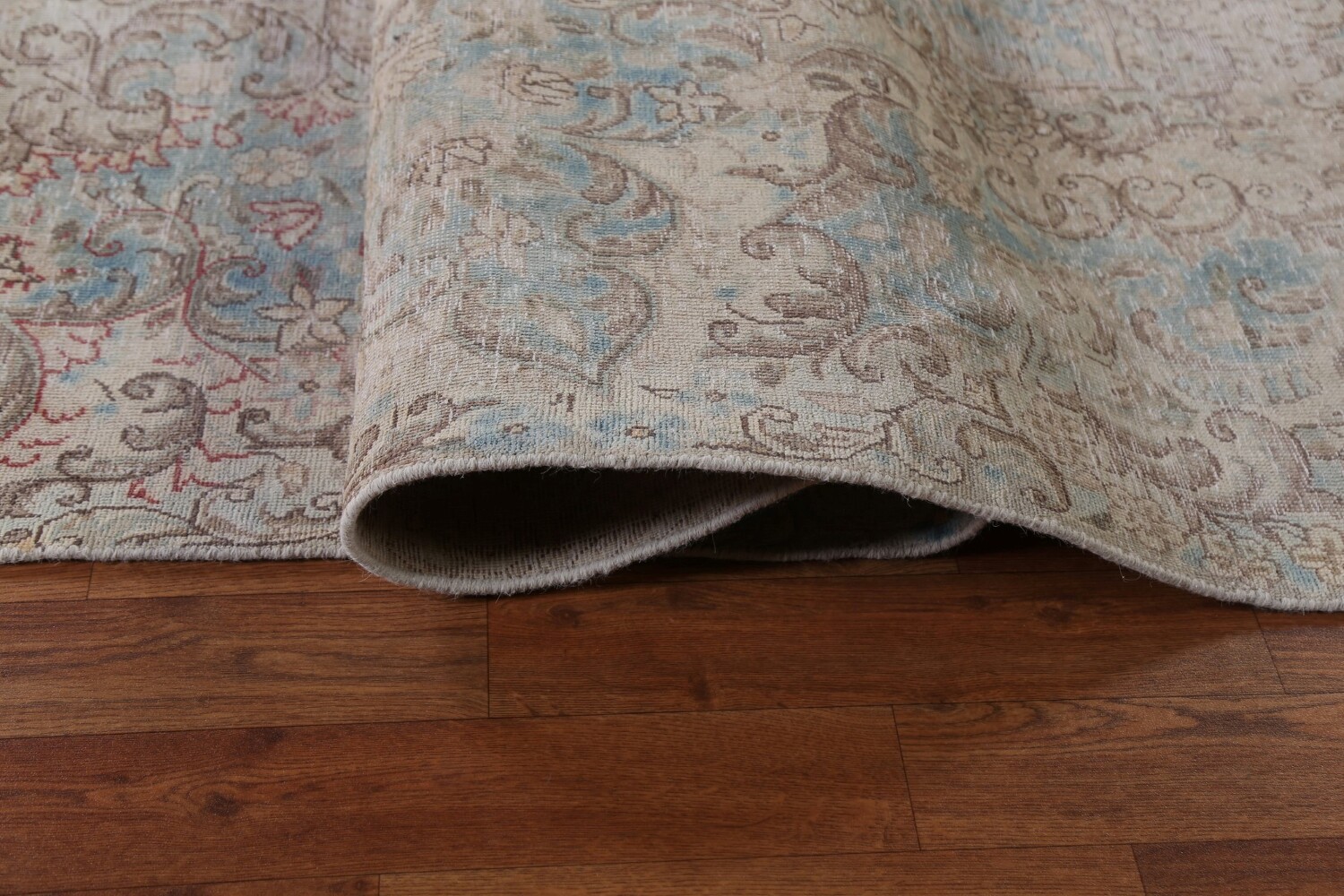 Antique Geometric Kerman Persian Area Rug 10x13