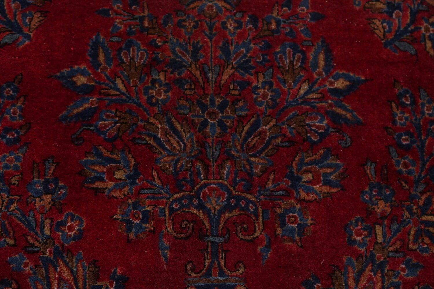Antique Vegetable Dye Sarouk Large Persian Rug 10x15