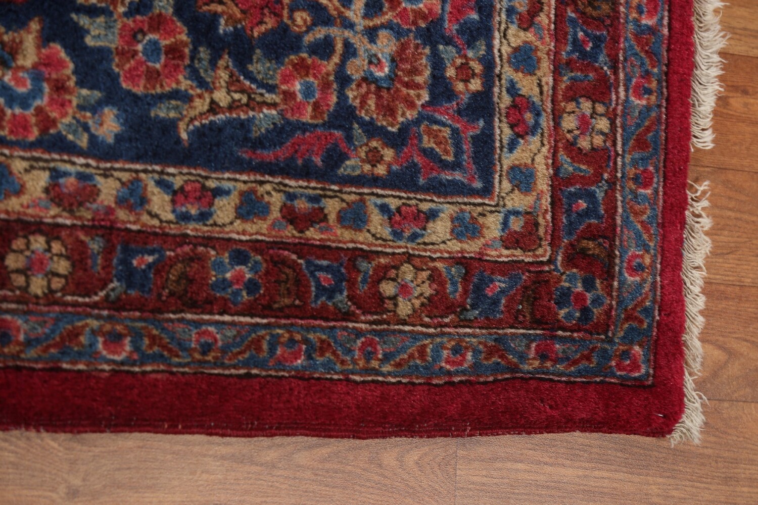 Antique Vegetable Dye Sarouk Large Persian Rug 10x15