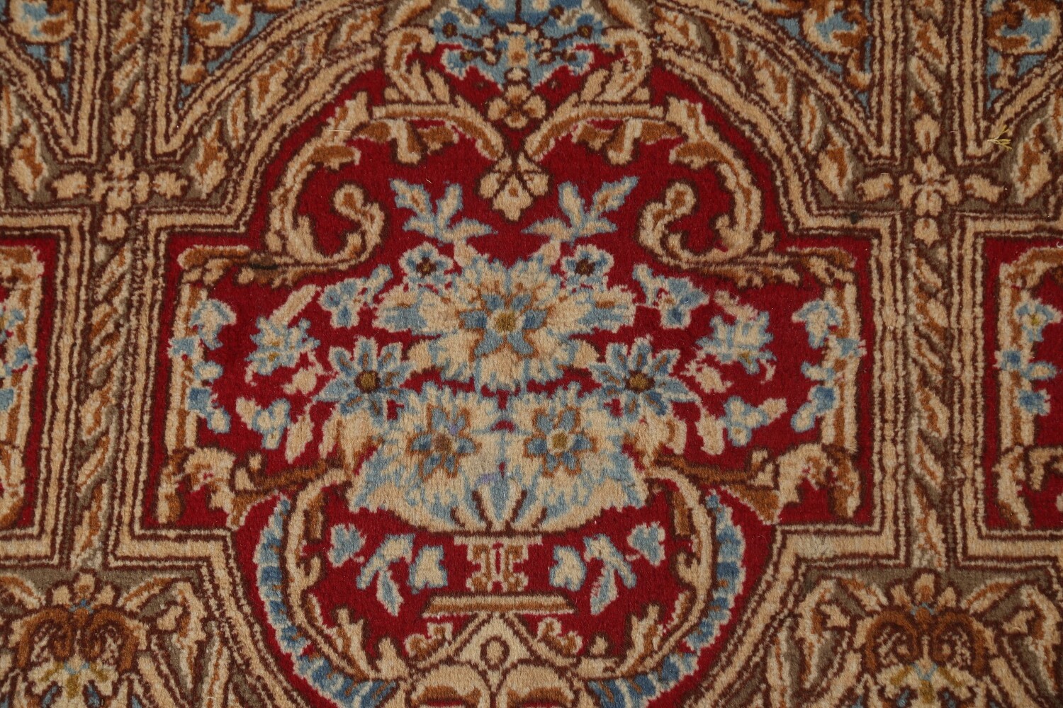 Vegetable Dye Antique Kerman Large Persian Rug 13x16