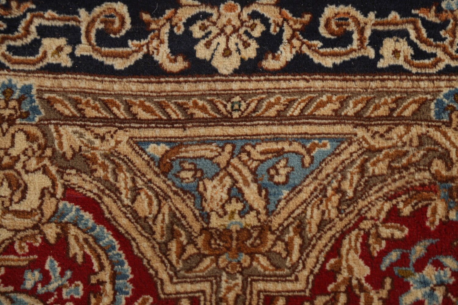Vegetable Dye Antique Kerman Large Persian Rug 13x16