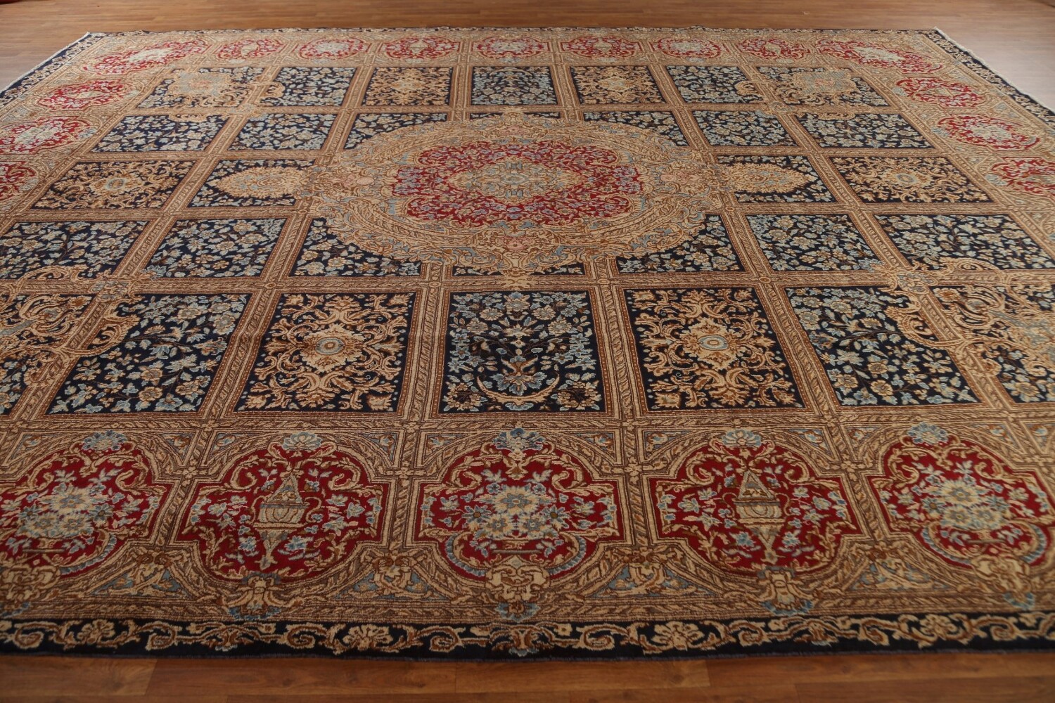Vegetable Dye Antique Kerman Large Persian Rug 13x16