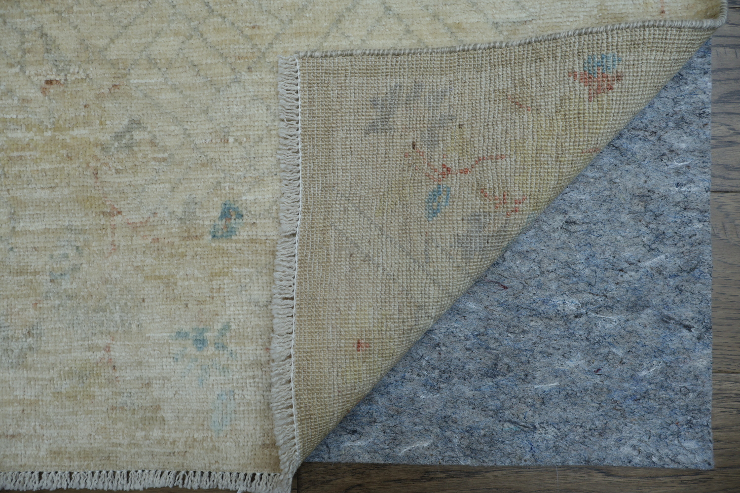 Muted Oushak Oriental Area Rug 4x5