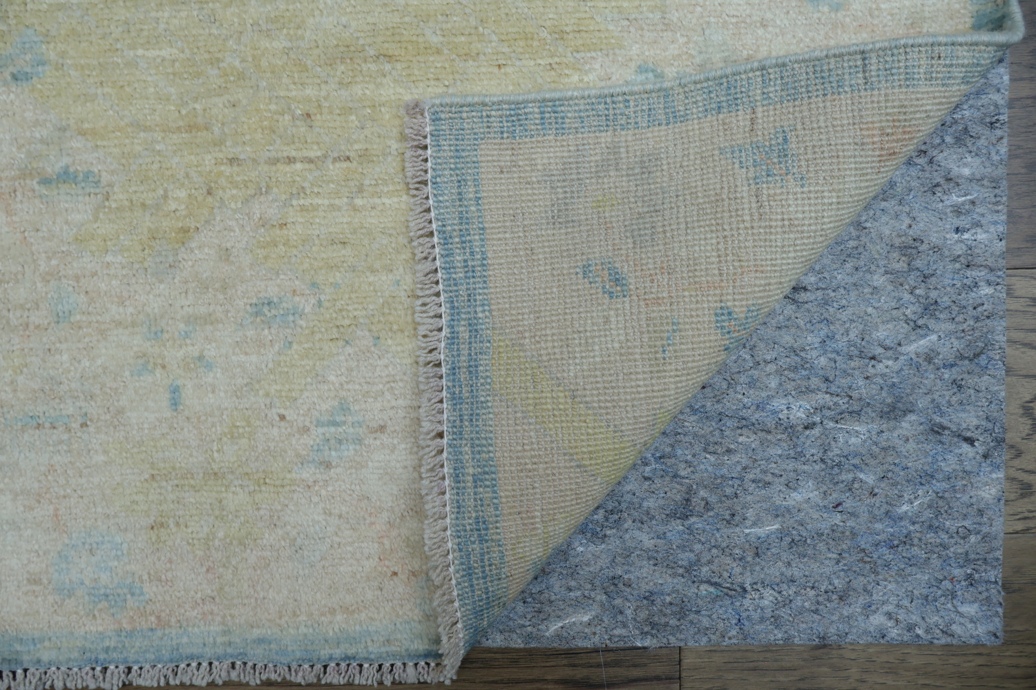 Muted Geometric Art Deco Oriental Area Rug 4x5
