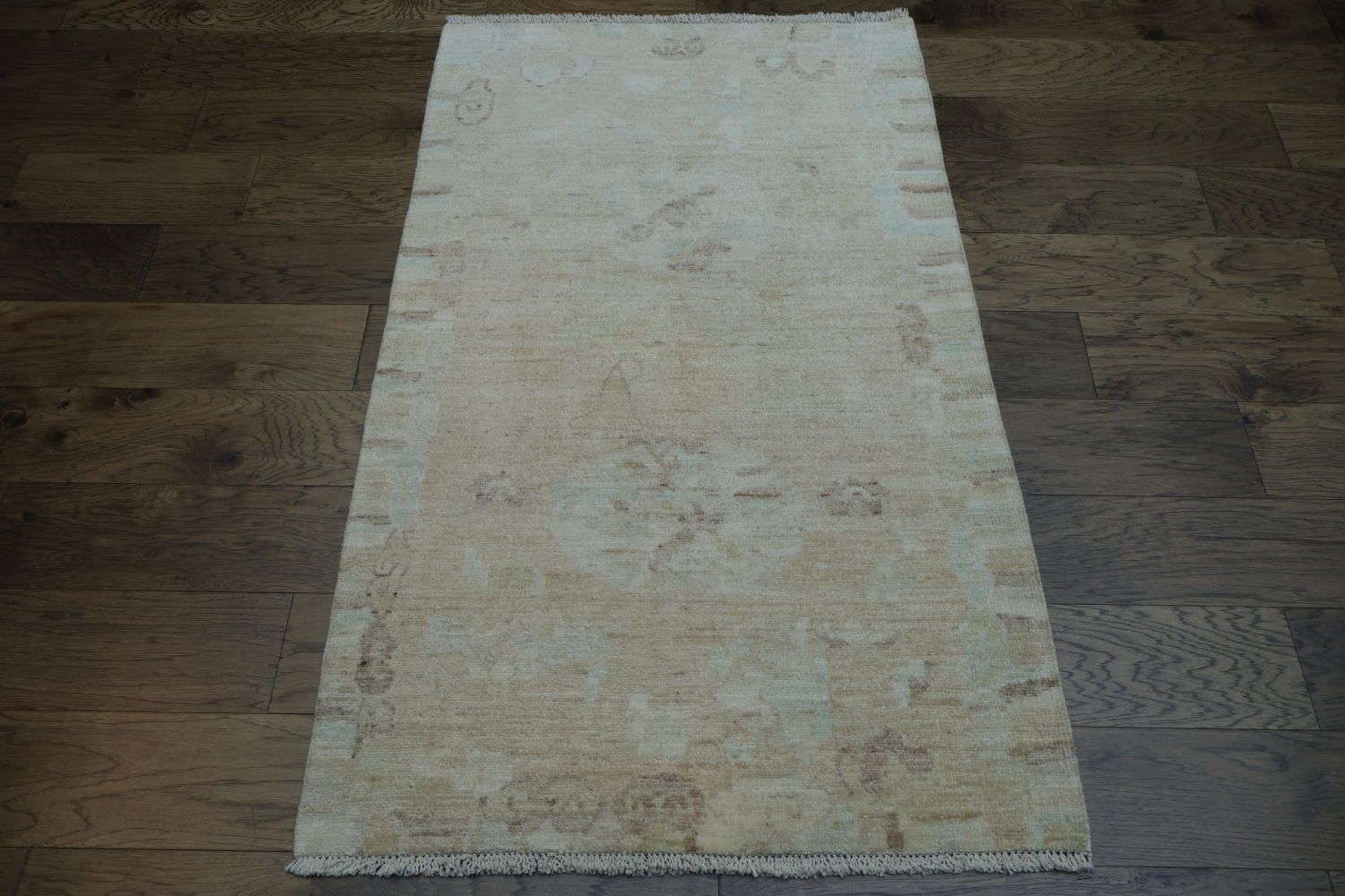 Muted Oushak Turkish Area Rug 3x5