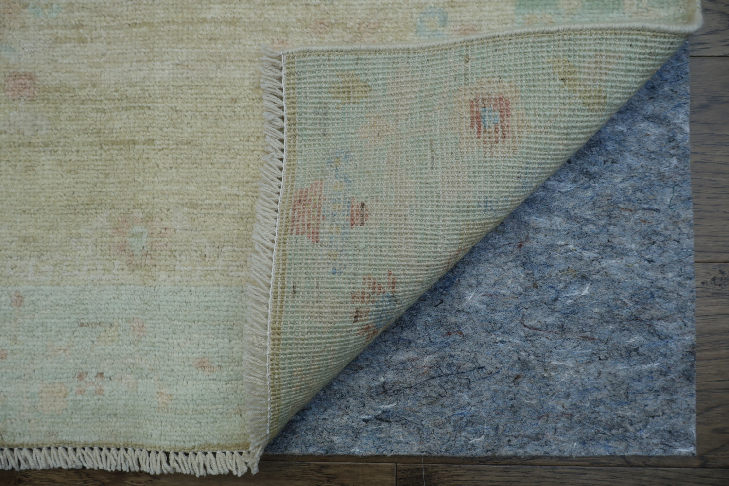 Muted Art Deco Oriental Area Rug 4x5
