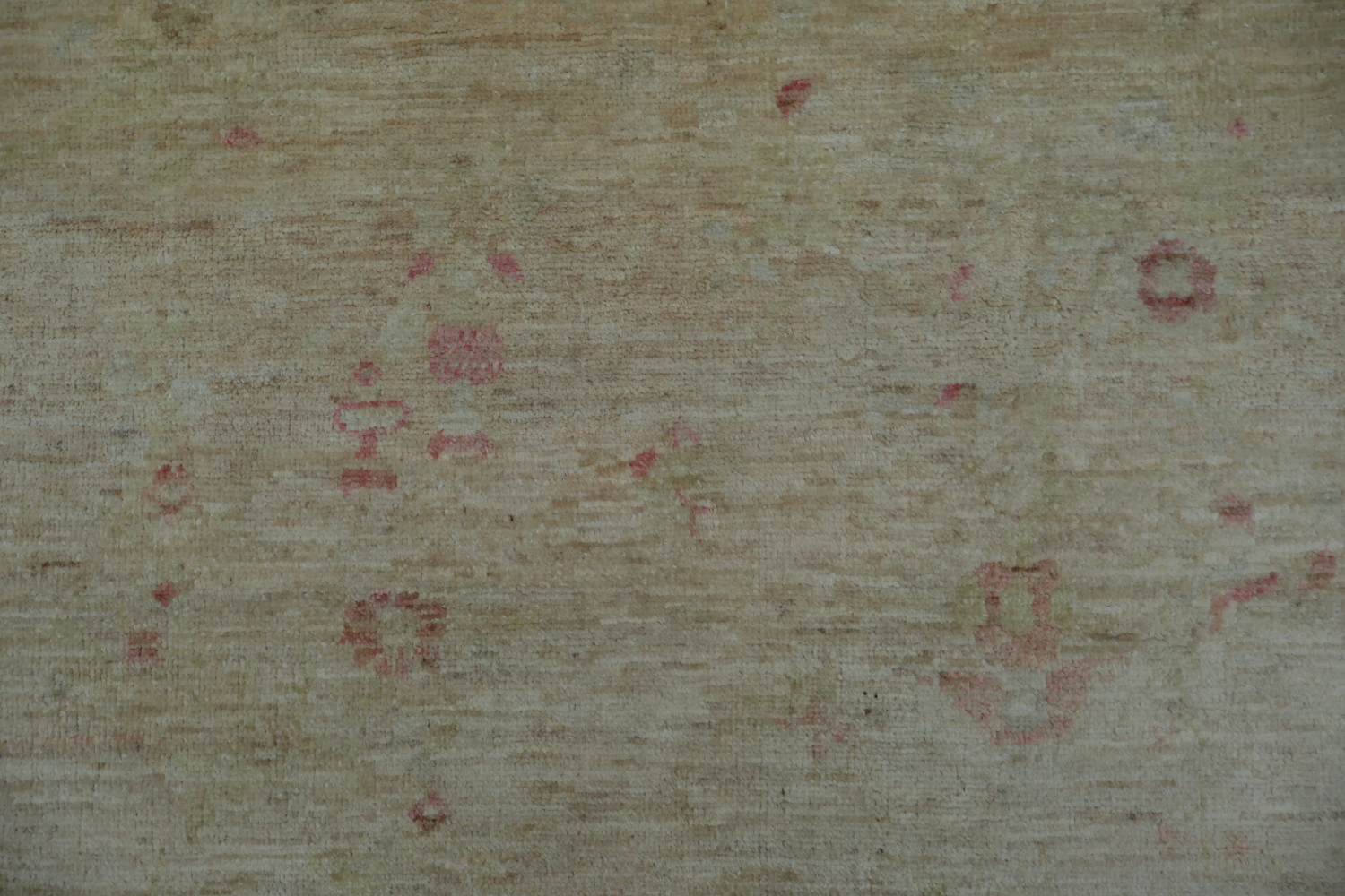 Hand-Knotted Oushak Turkish Area Rug 4x5