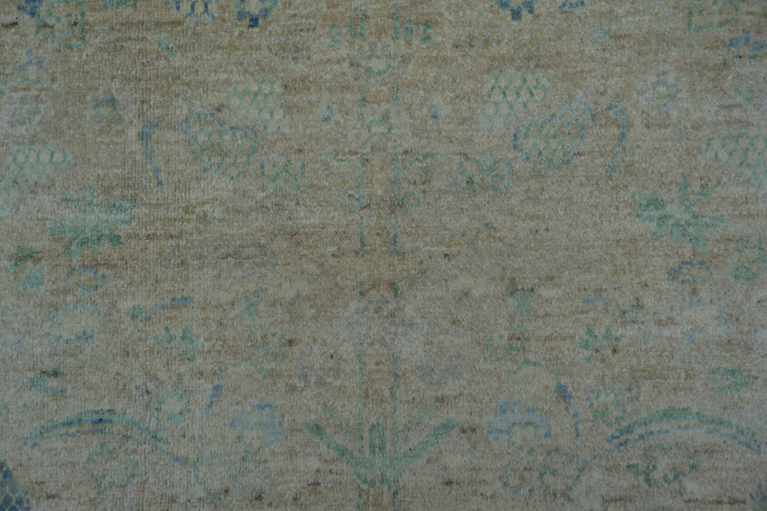 Vegetable Dye Oushak Turkish Area Rug 4x5