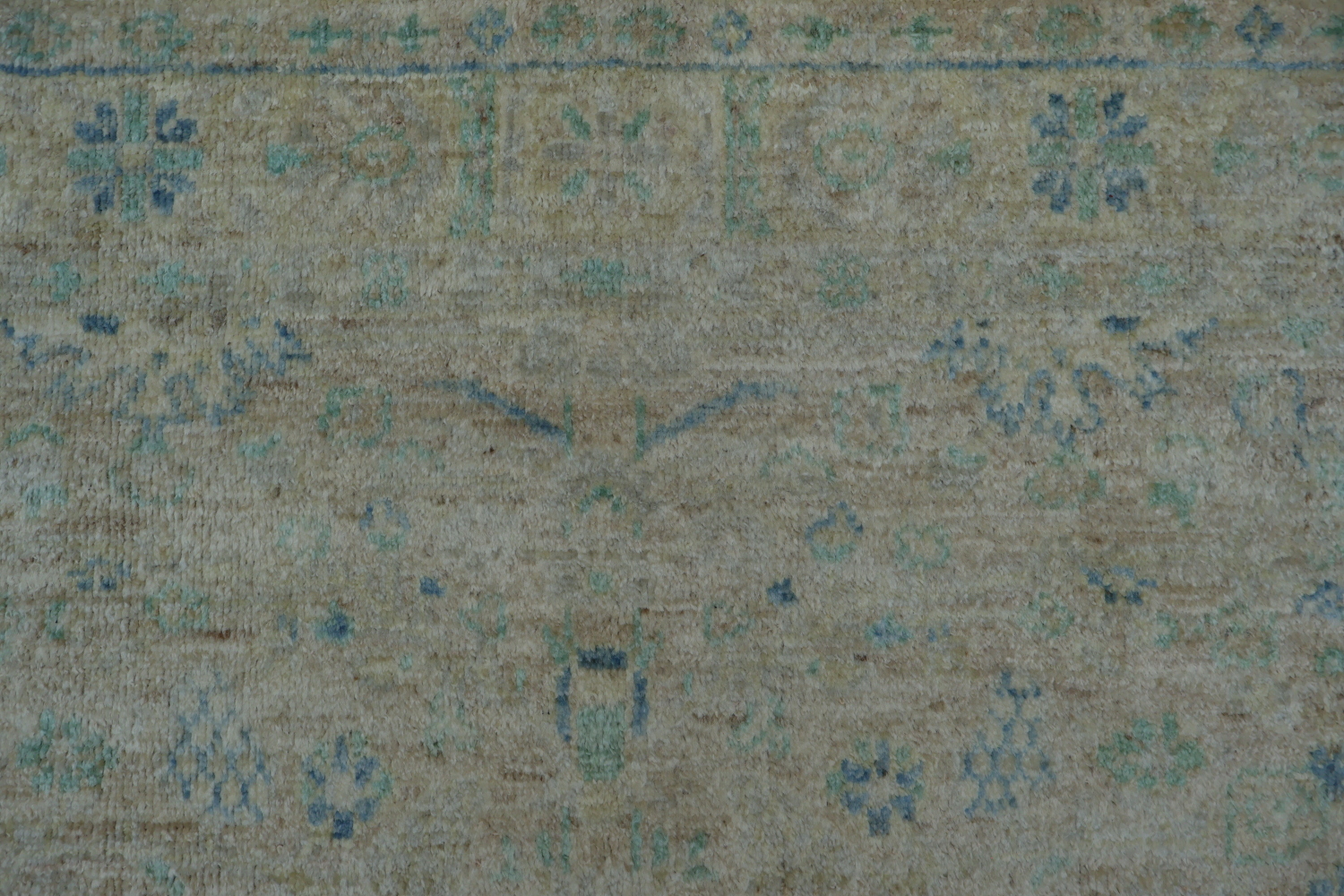 Vegetable Dye Oushak Turkish Area Rug 4x5