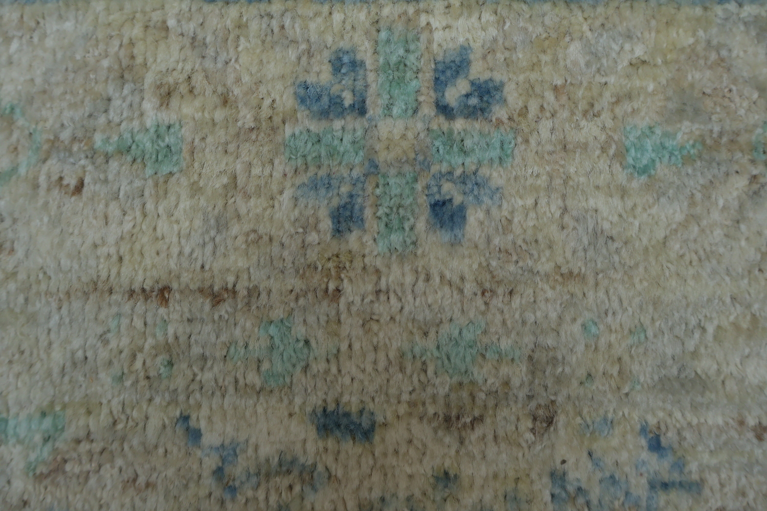 Vegetable Dye Oushak Turkish Area Rug 4x5