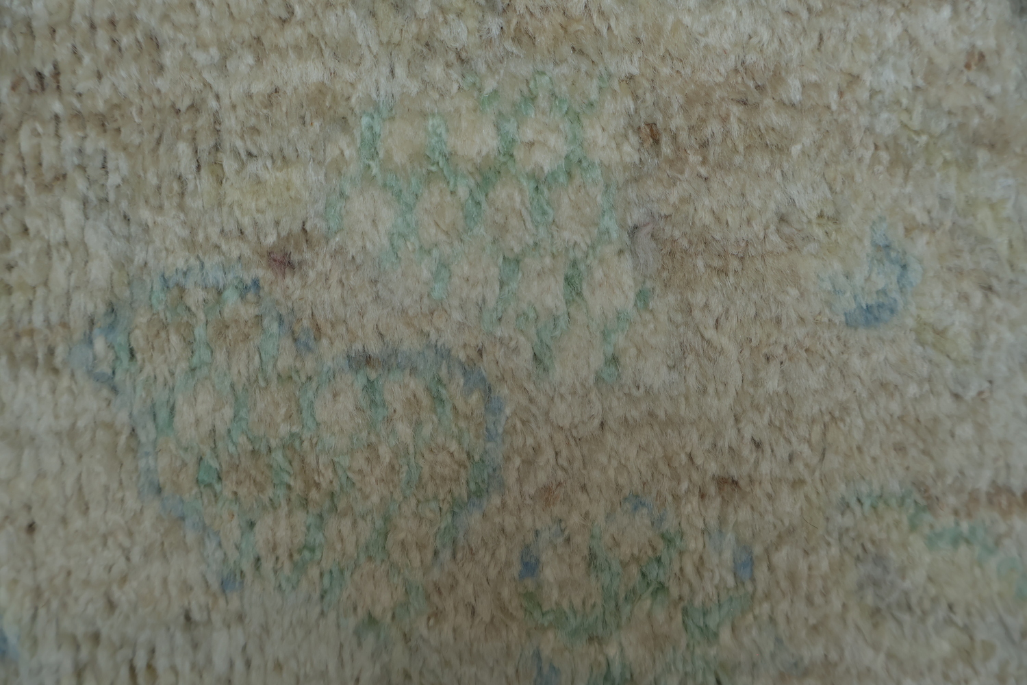 Vegetable Dye Oushak Turkish Area Rug 4x5