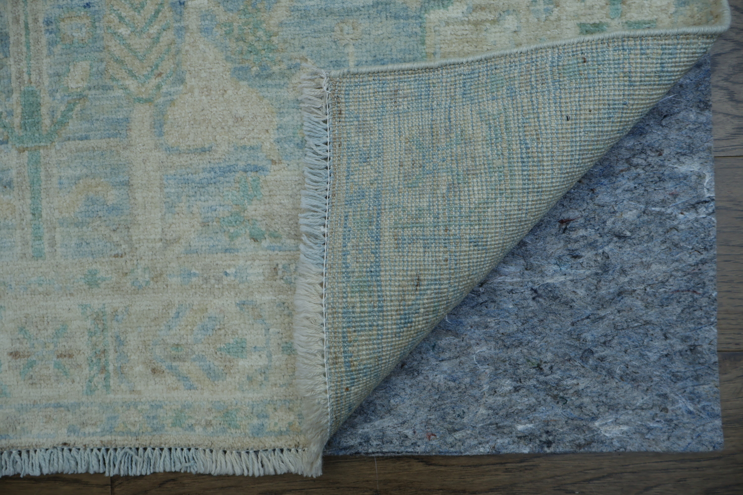Vegetable Dye Oushak Turkish Area Rug 4x5