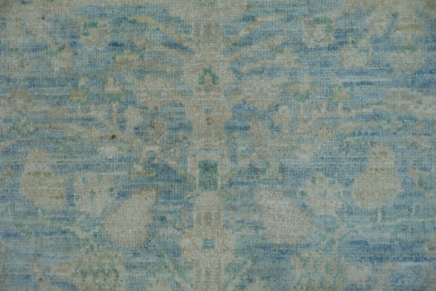 Vegetable Dye Oushak Turkish Area Rug 4x5