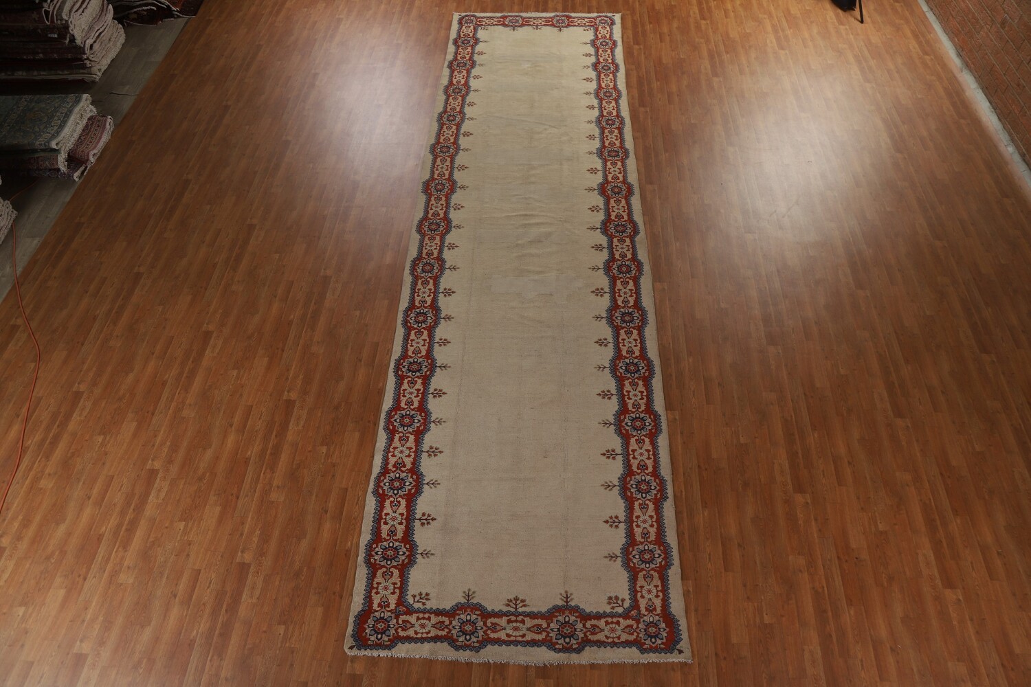 Pre-1900 Antique Vegetable Dye Sultanabad Persian Rug 5x20