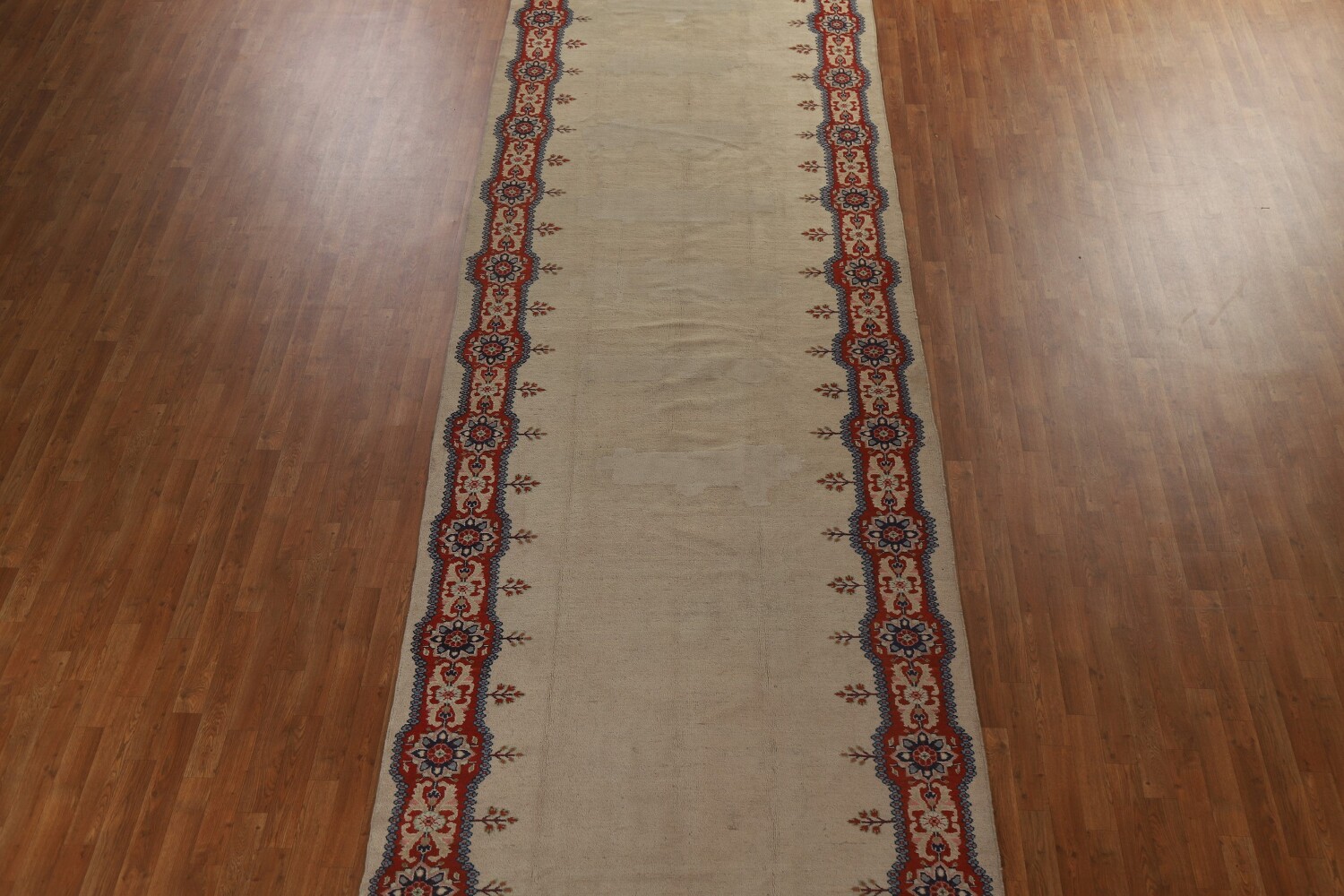 Pre-1900 Antique Vegetable Dye Sultanabad Persian Rug 5x20