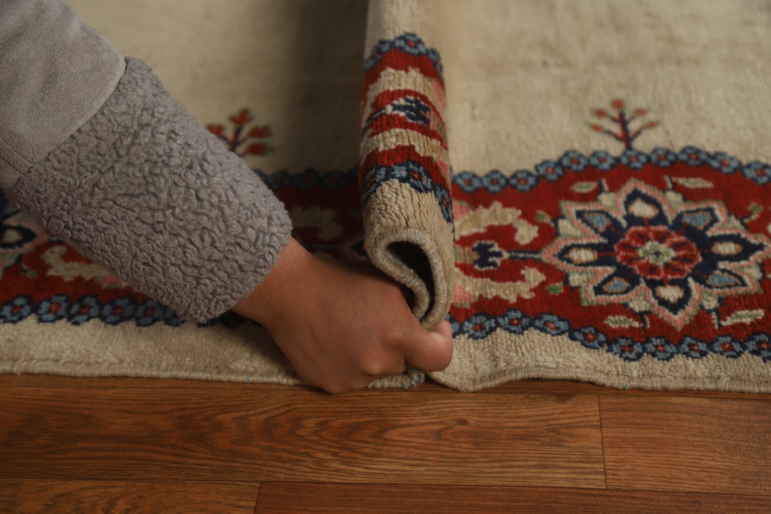 Pre-1900 Antique Vegetable Dye Sultanabad Persian Rug 5x20