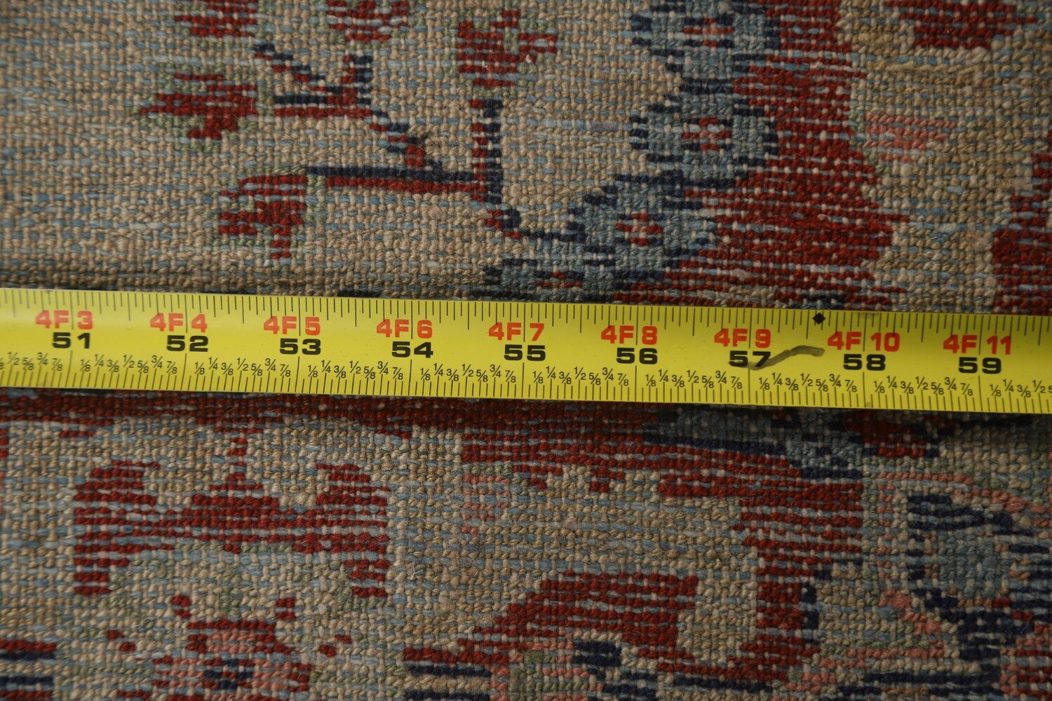 Pre-1900 Antique Vegetable Dye Sultanabad Persian Rug 5x20
