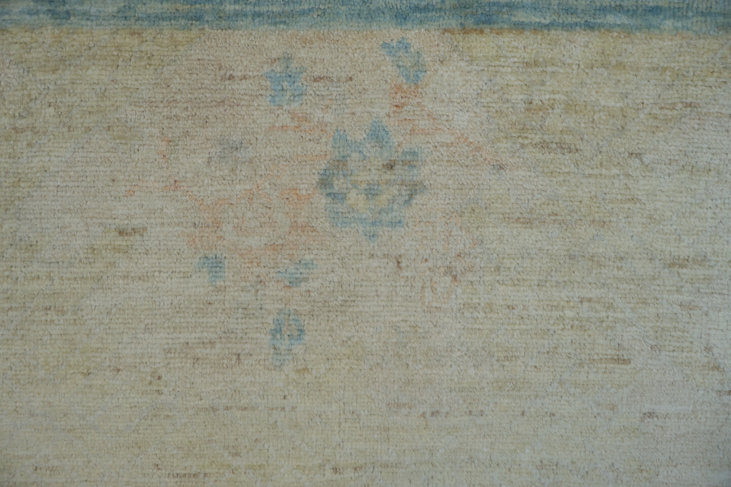 Vegetable Dye Art Deco Turkish Area Rug 4x5
