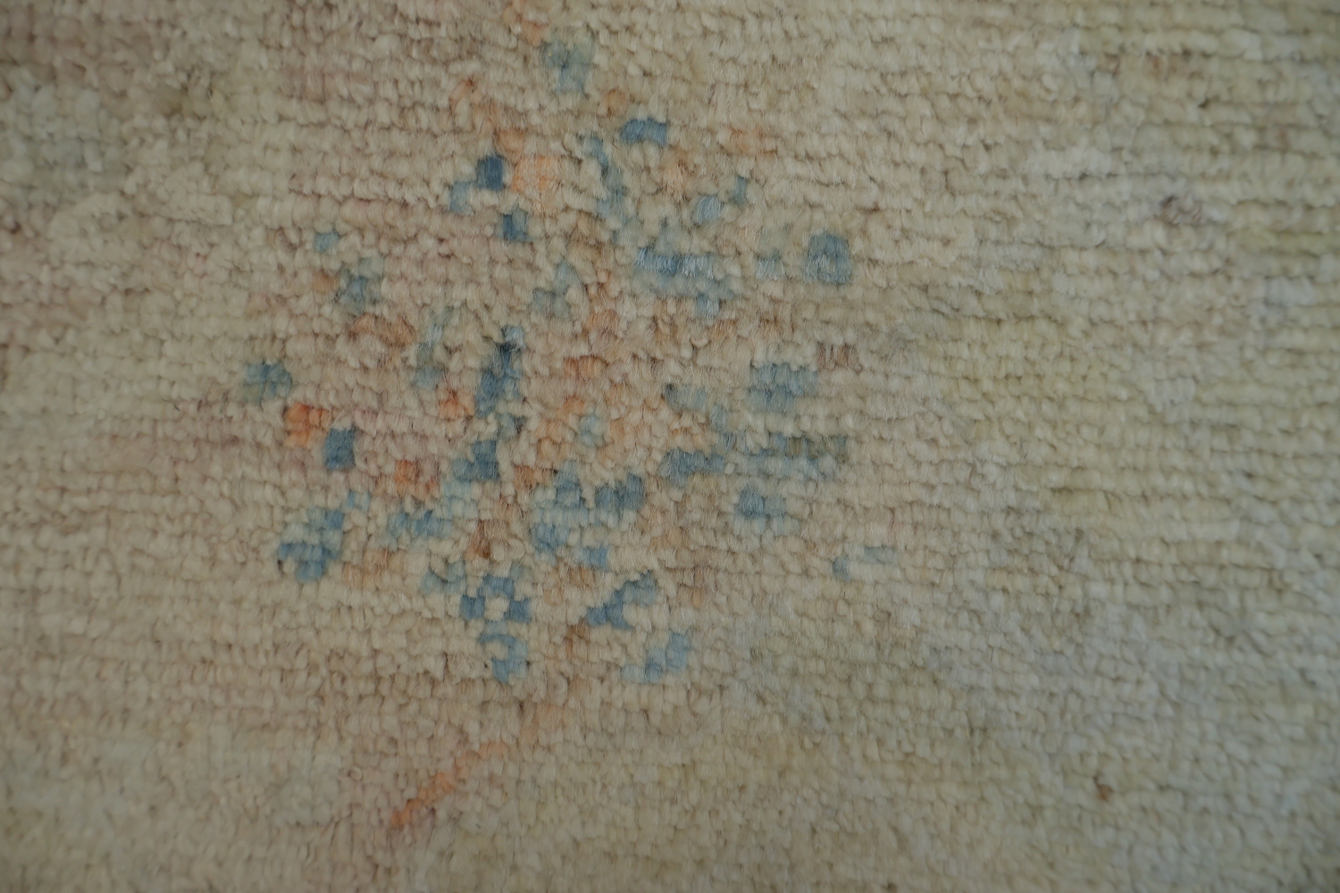 Vegetable Dye Art Deco Turkish Area Rug 4x5