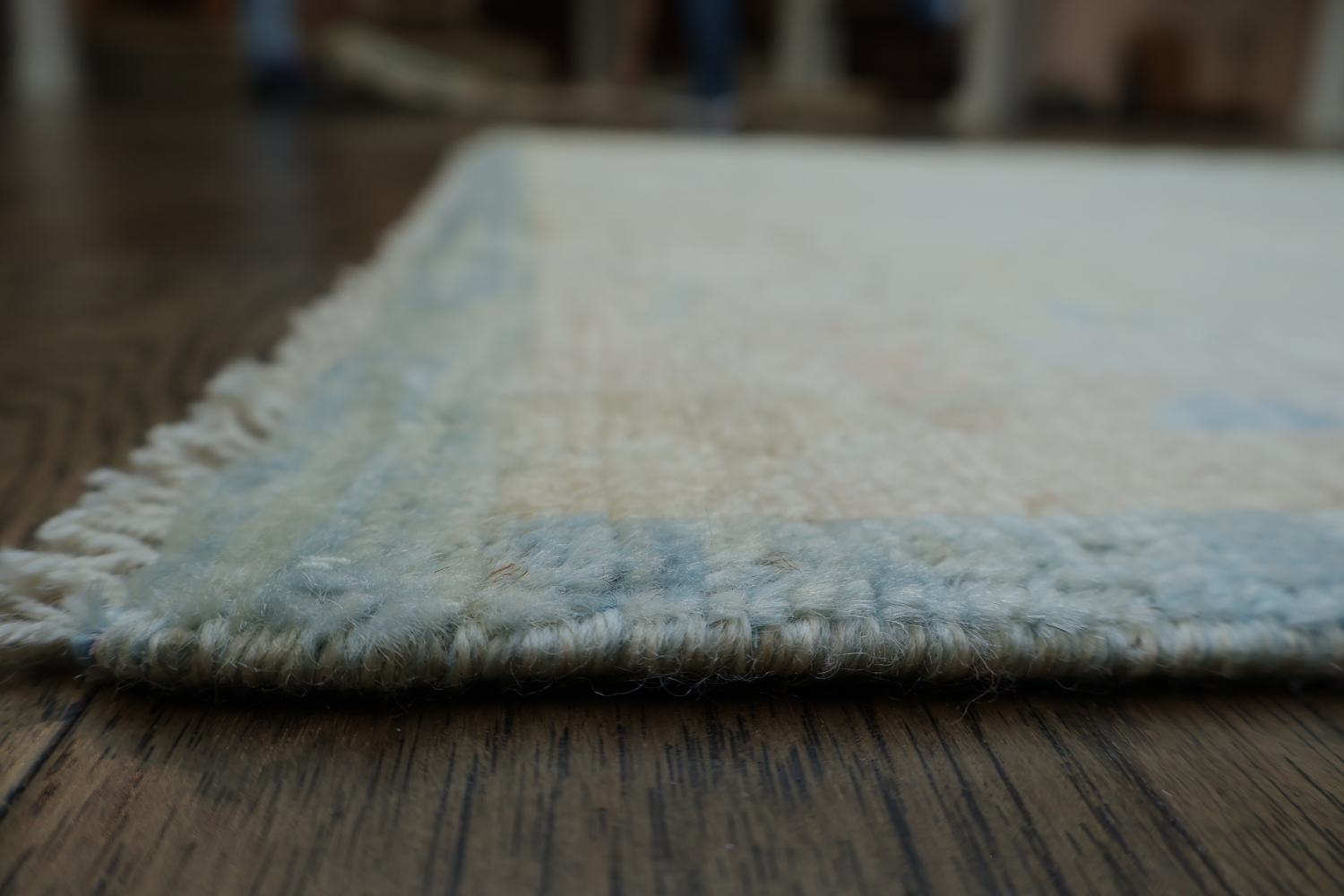 Vegetable Dye Art Deco Turkish Area Rug 4x5
