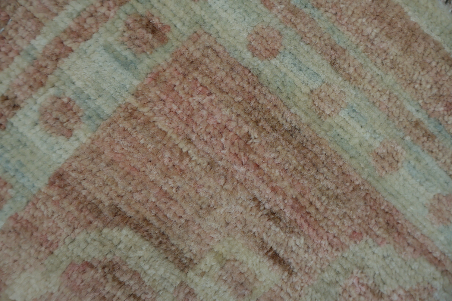 Vegetable Dye Art Deco Oriental Area Rug 4x5