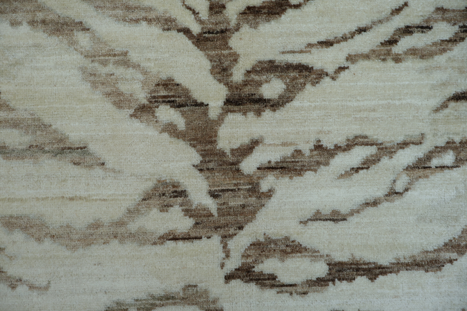 Vegetable Dye Abstract Turkish Area Rug 4x5