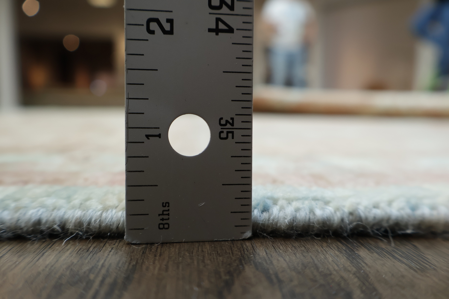 Vegetable Dye Art Deco Oriental Area Rug 4x5
