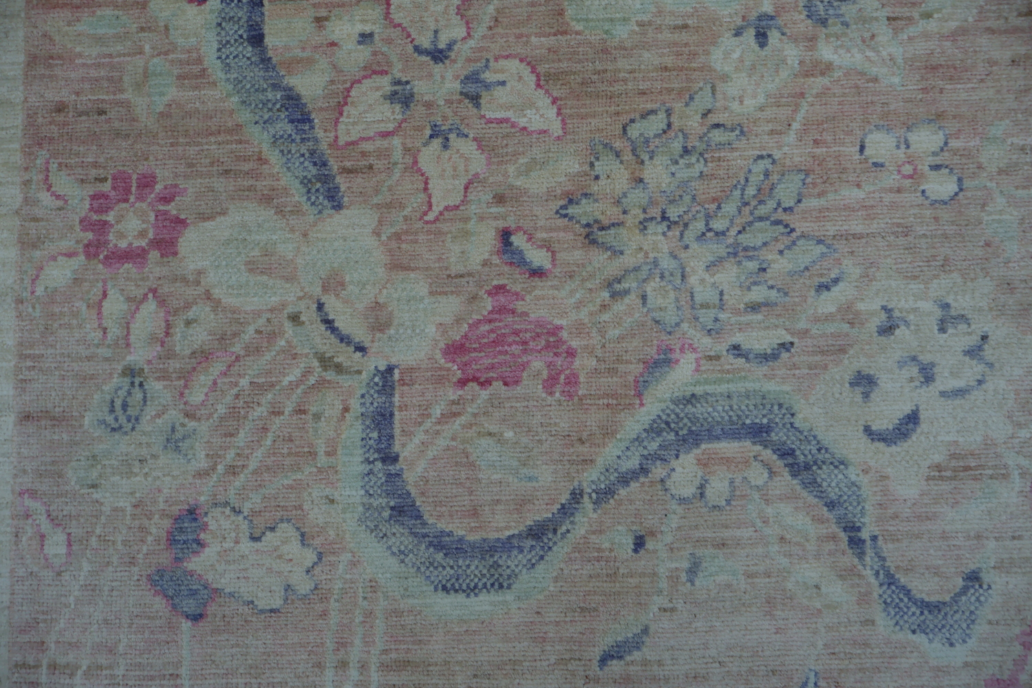 Vegetable Dye Art Deco Oriental Area Rug 5x7