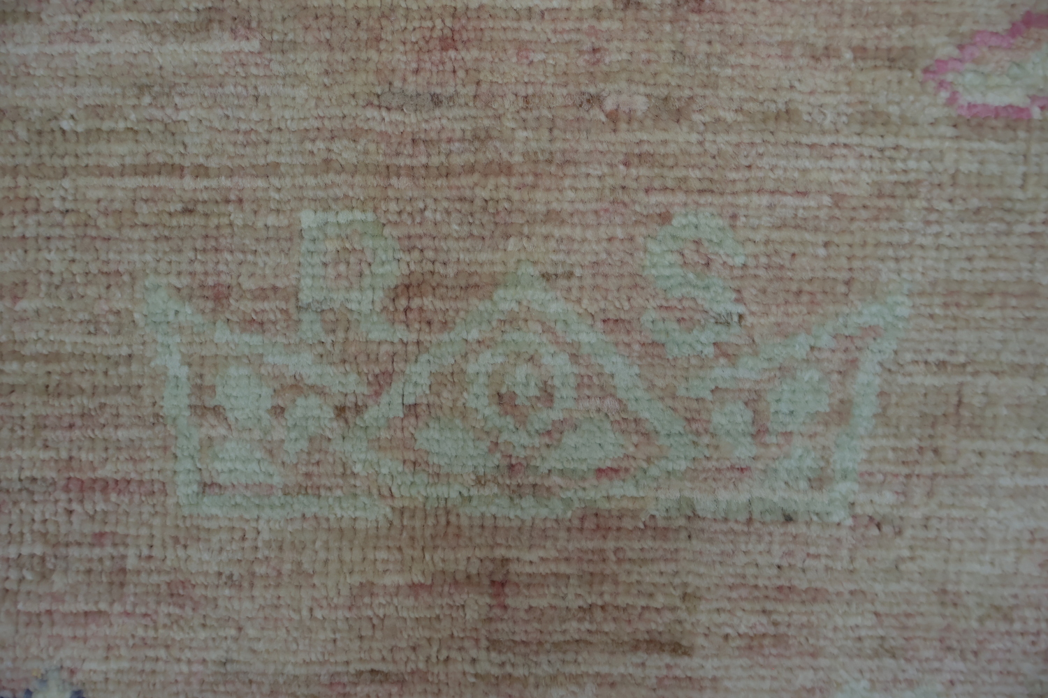 Vegetable Dye Art Deco Oriental Area Rug 5x7