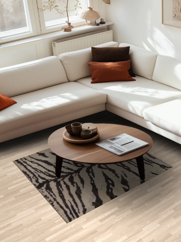 Handmade Abstract Oriental Area Rug 4x5