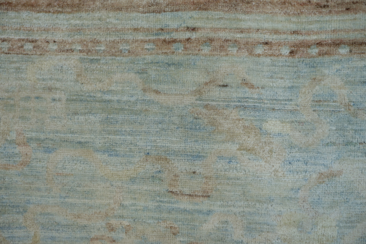 Vegetable Dye Art Deco Oriental Area Rug 4x5