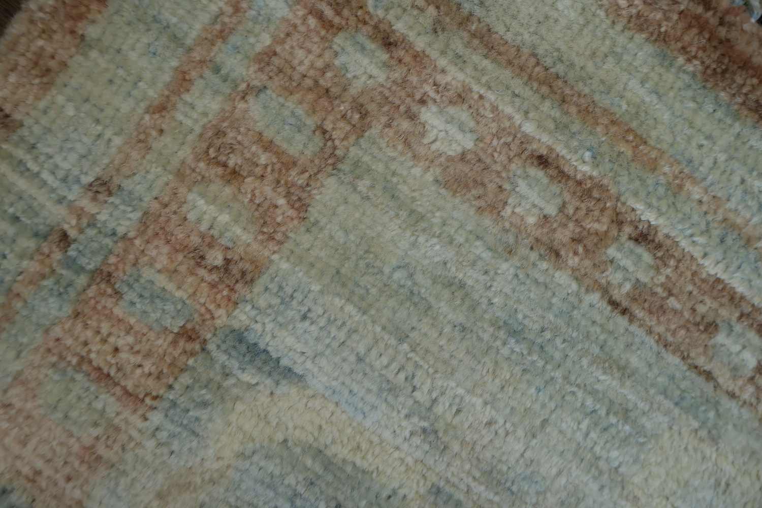 Vegetable Dye Art Deco Oriental Area Rug 4x5