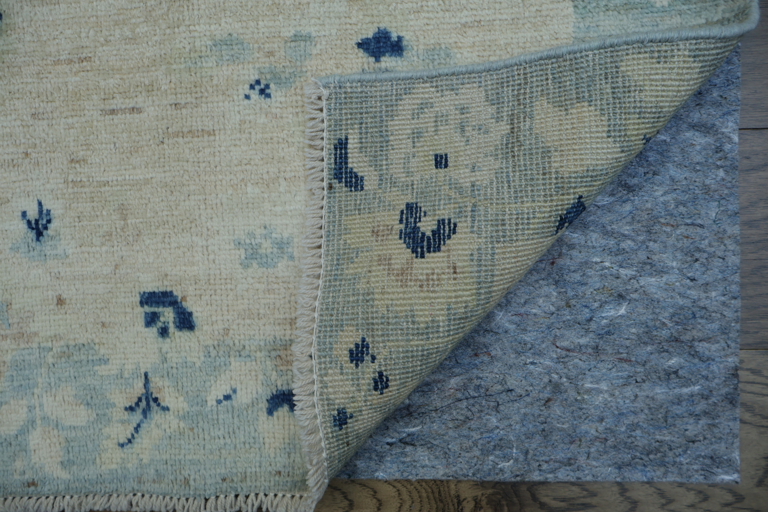 Vegetable Dye Wool Art Deco Oriental Area Rug 4x5