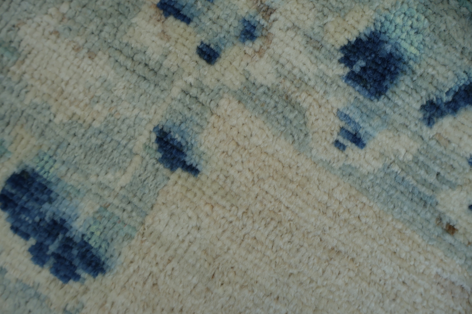 Vegetable Dye Wool Art Deco Oriental Area Rug 4x5