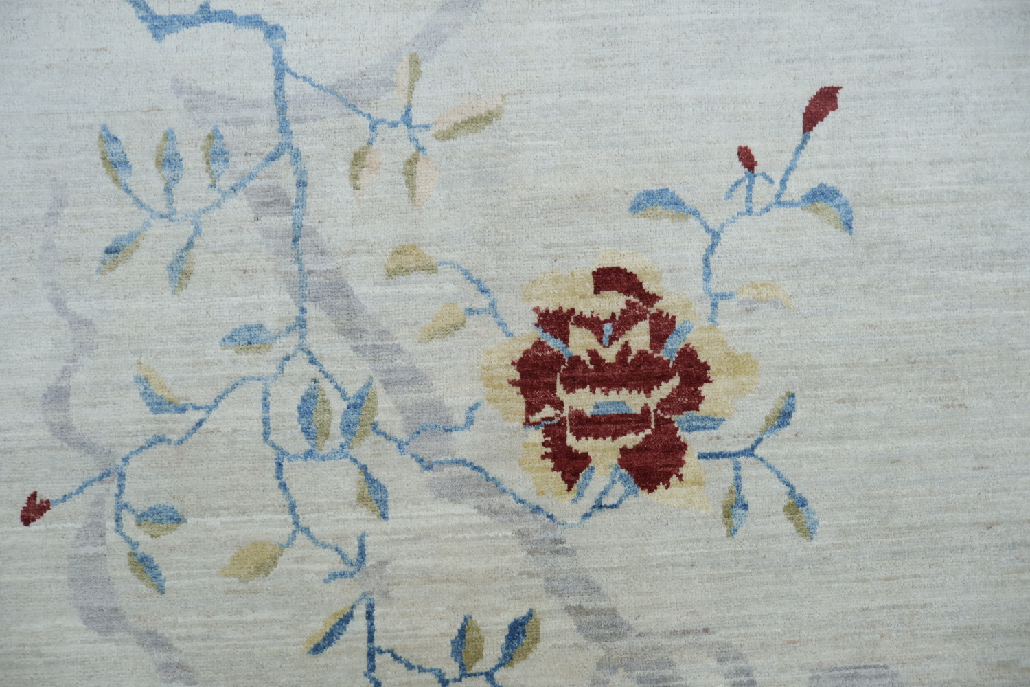 Vegetable Dye Art Deco Oriental Area Rug 9x12