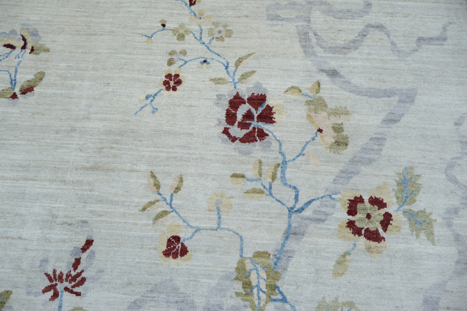 Vegetable Dye Art Deco Oriental Area Rug 9x12