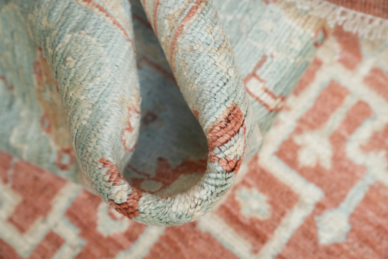 Vegetable Dye Oushak Oriental Area Rug 9x12