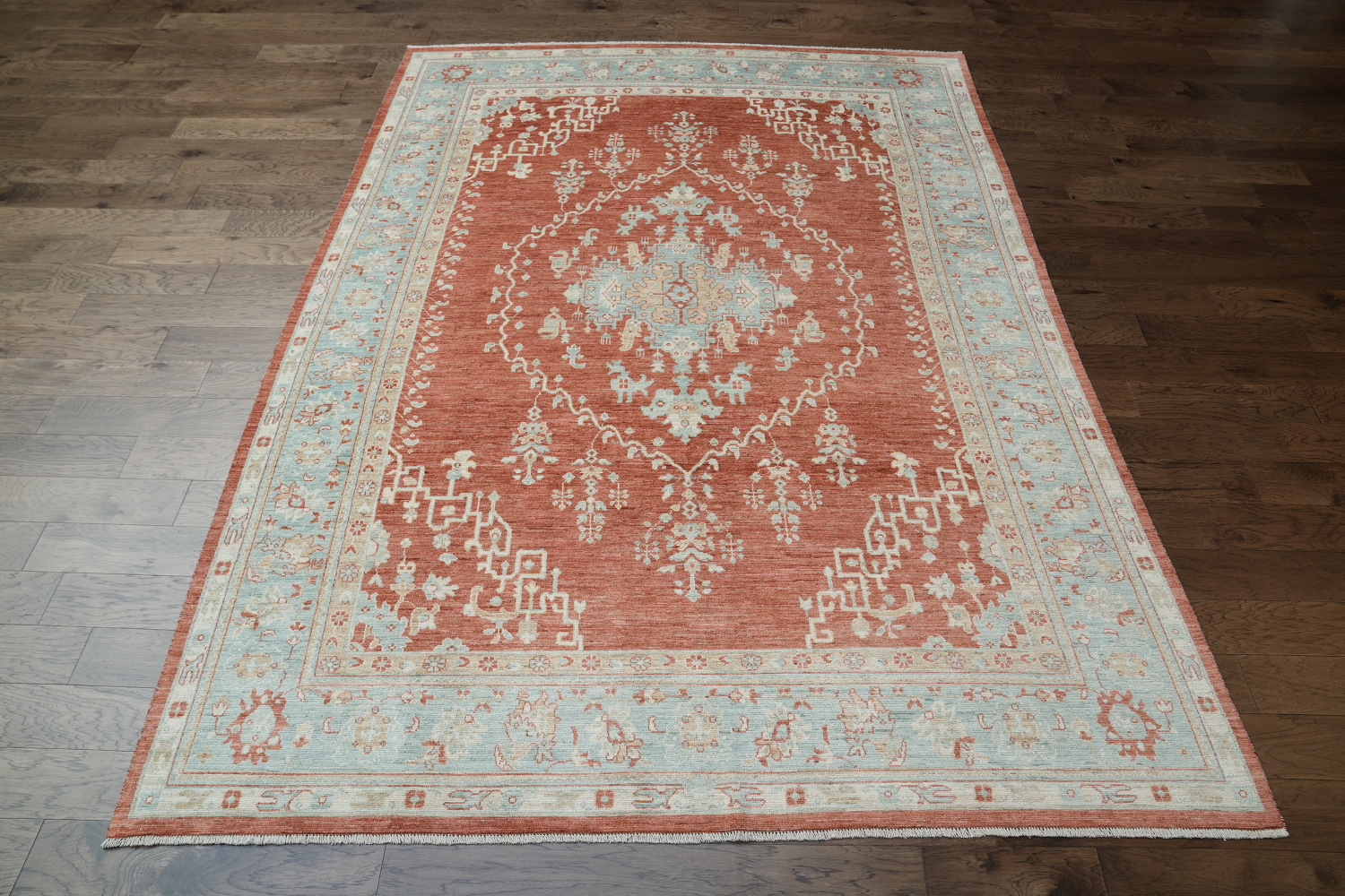 Vegetable Dye Oushak Oriental Area Rug 9x12