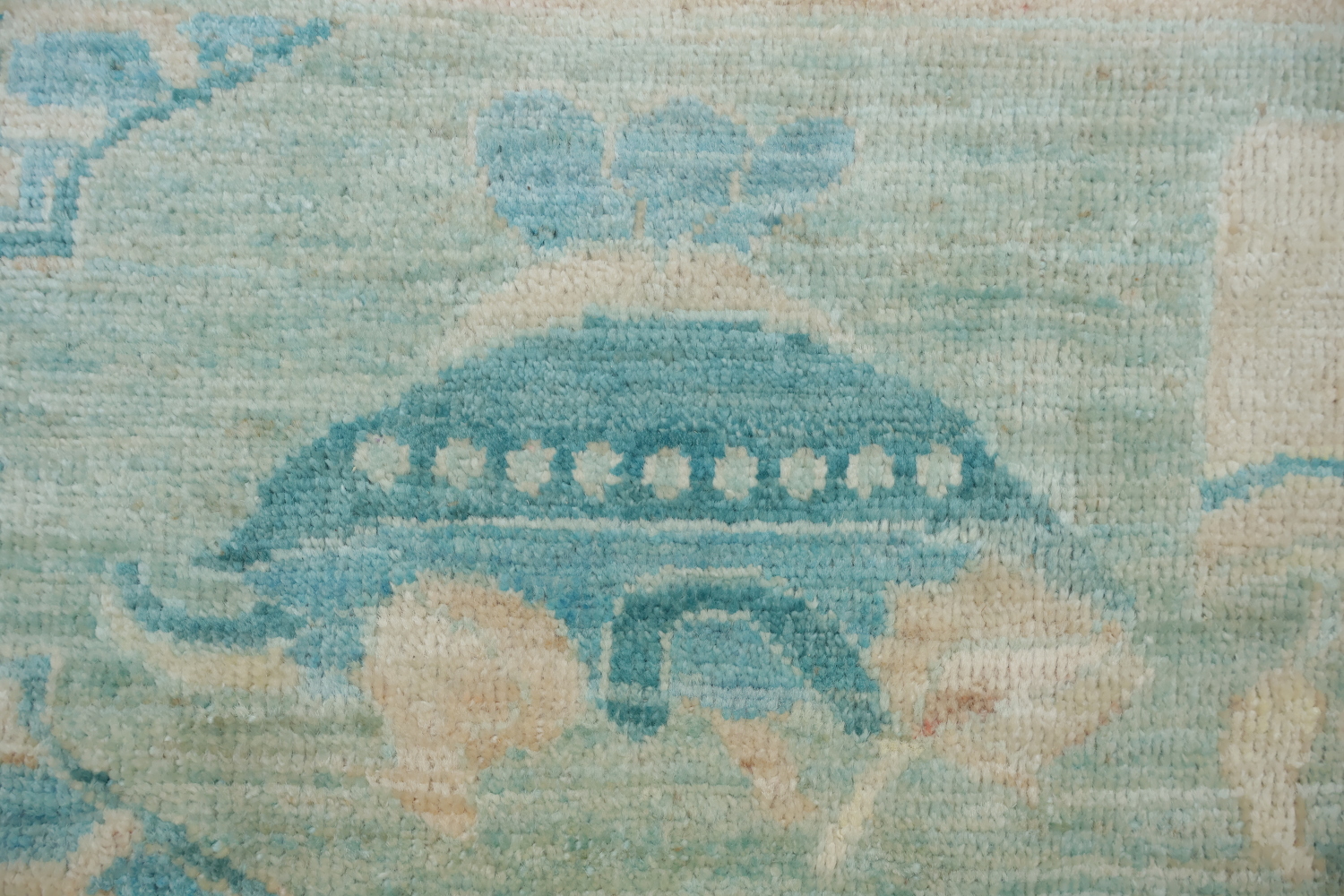Vegetable Dye Art Deco Oriental Area Rug 9x12