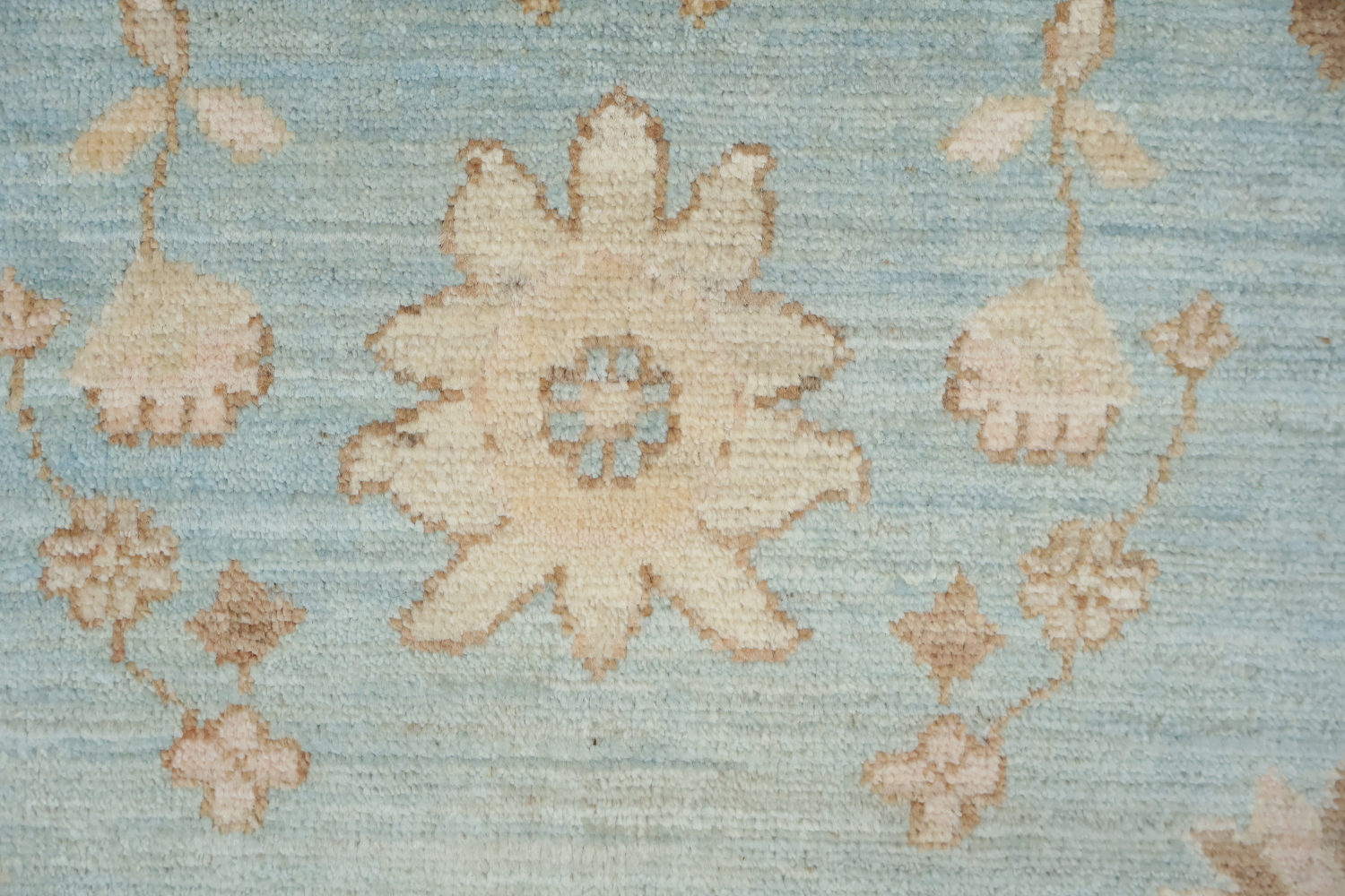 Vegetable Dye Oushak Oriental Wool Rug 9x12
