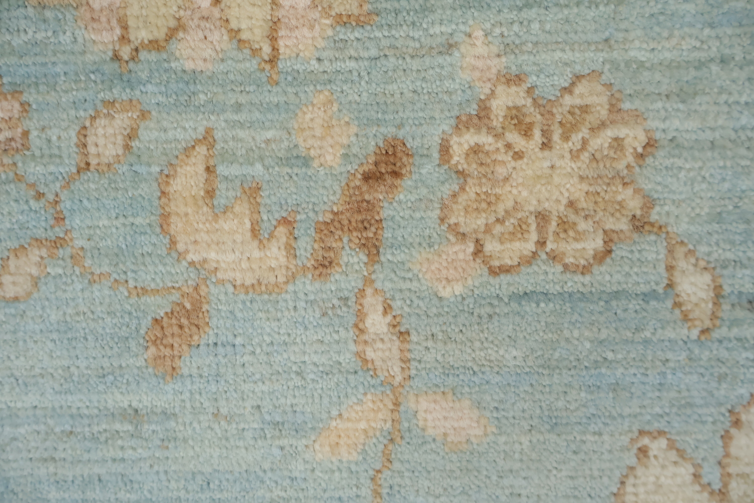 Vegetable Dye Oushak Oriental Wool Rug 9x12