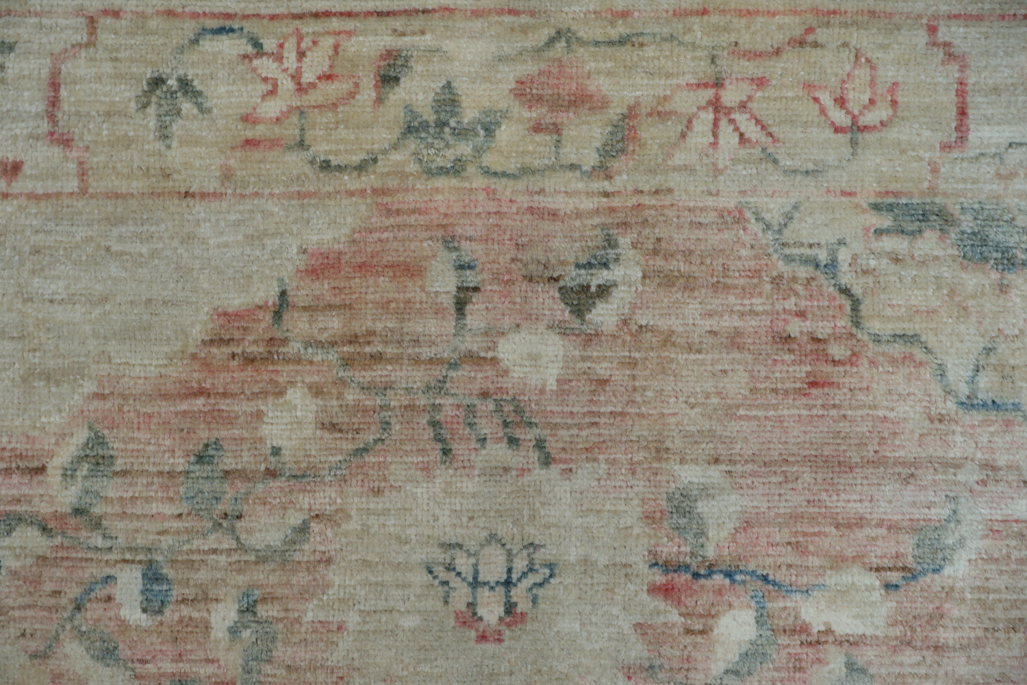 Vegetable Dye Oushak Oriental Area Rug 4x5