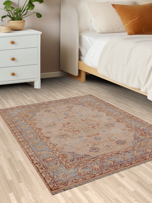 Handmade Oushak Turkish Area Rug 3x4