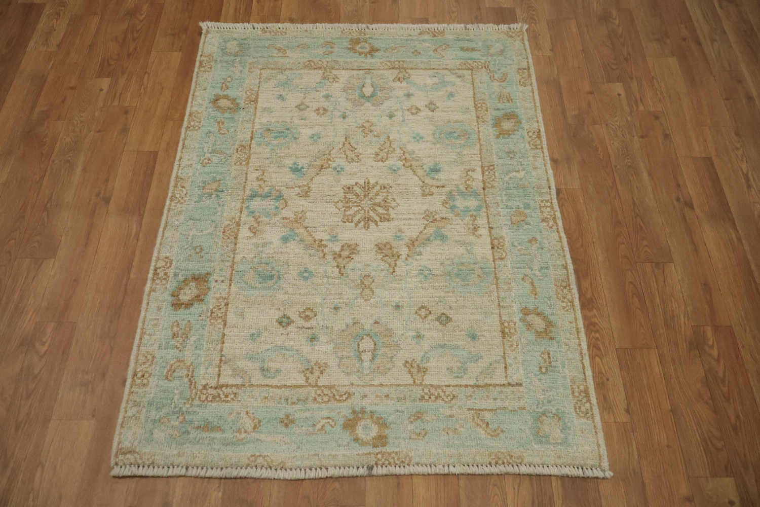 Handmade Oushak Turkish Area Rug 3x4