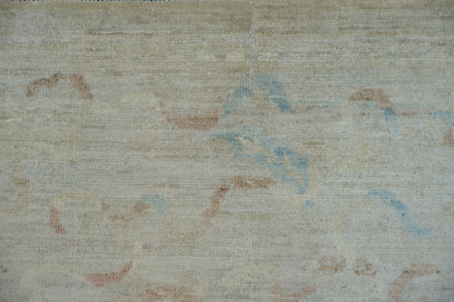Vegetable Dye Oushak Turkish Area Rug 4x5