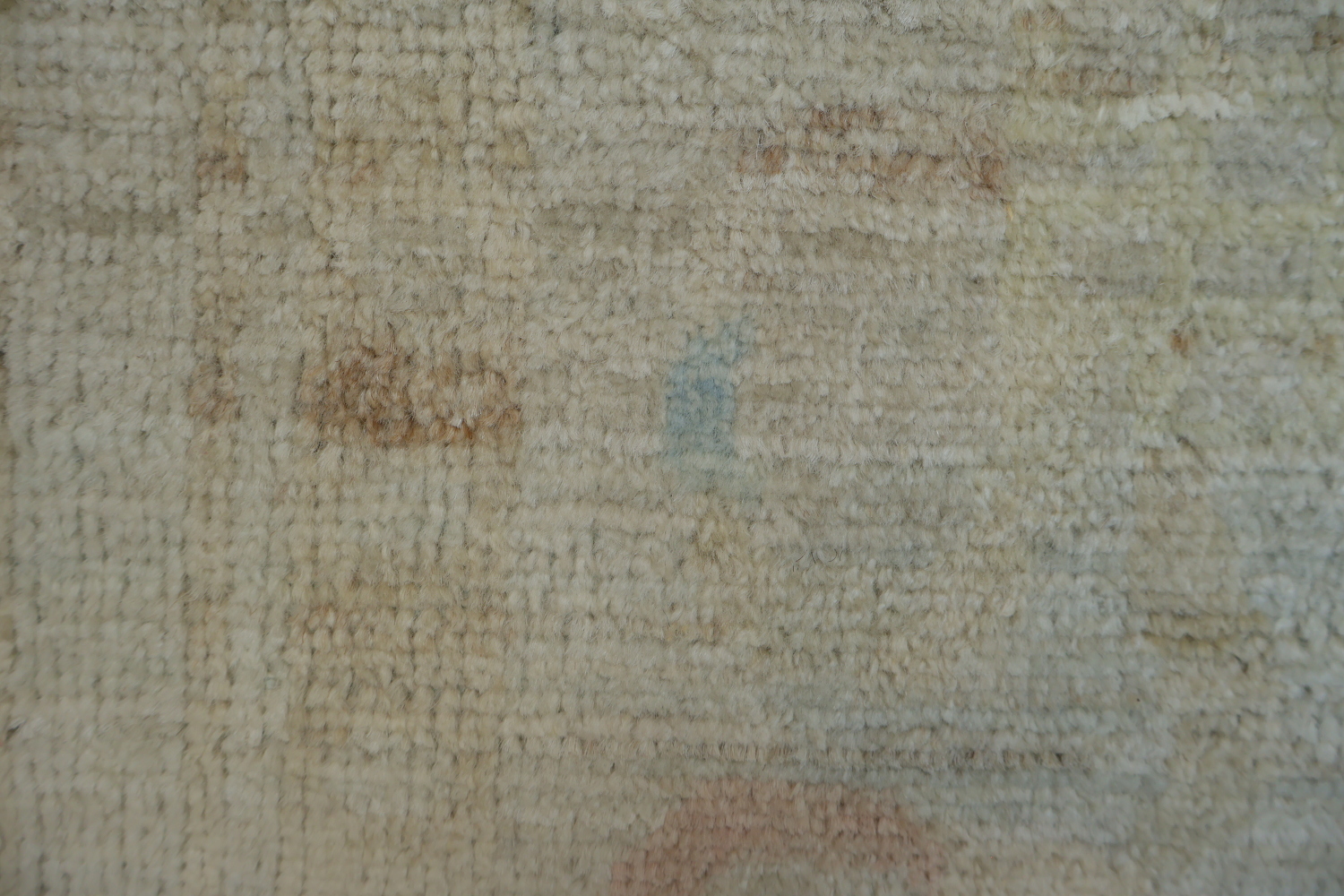 Vegetable Dye Oushak Turkish Area Rug 4x5