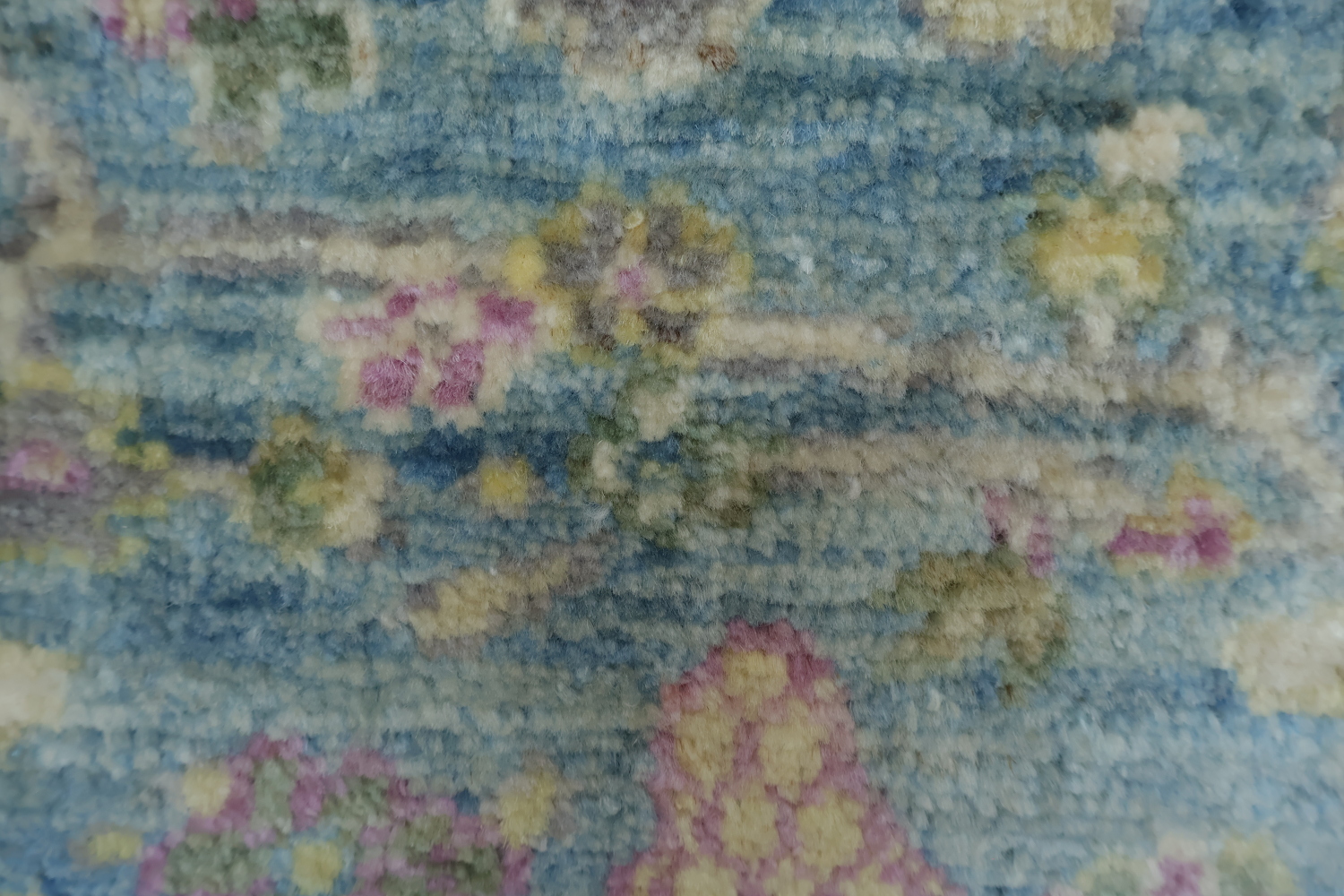 Vegetable Dye Oushak Turkish Area Rug 4x5