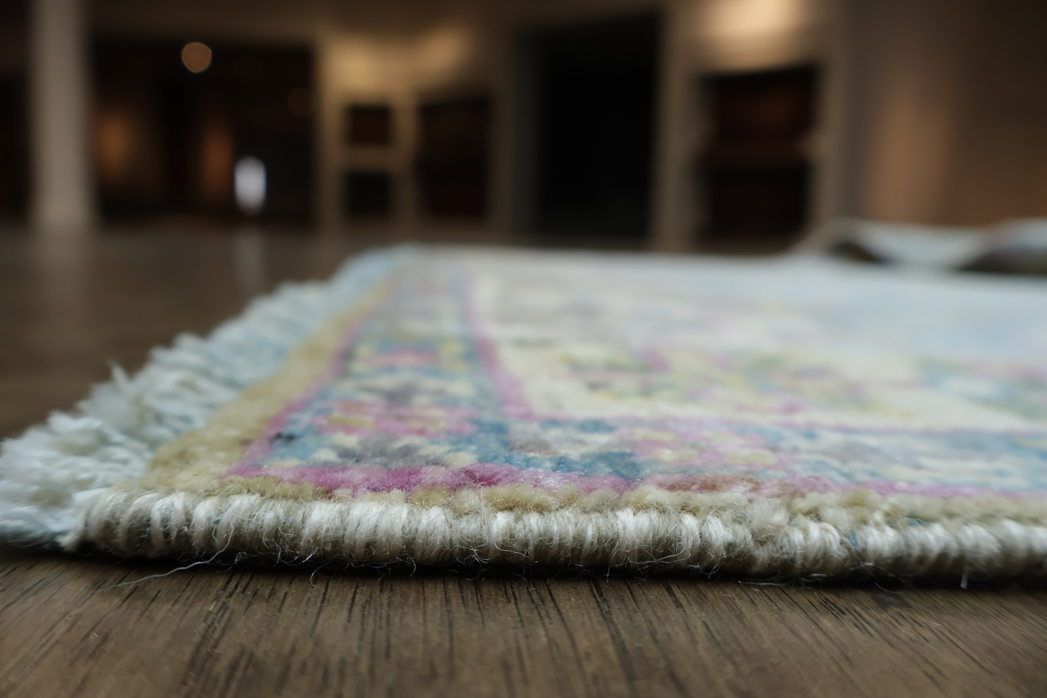 Vegetable Dye Oushak Turkish Area Rug 4x5