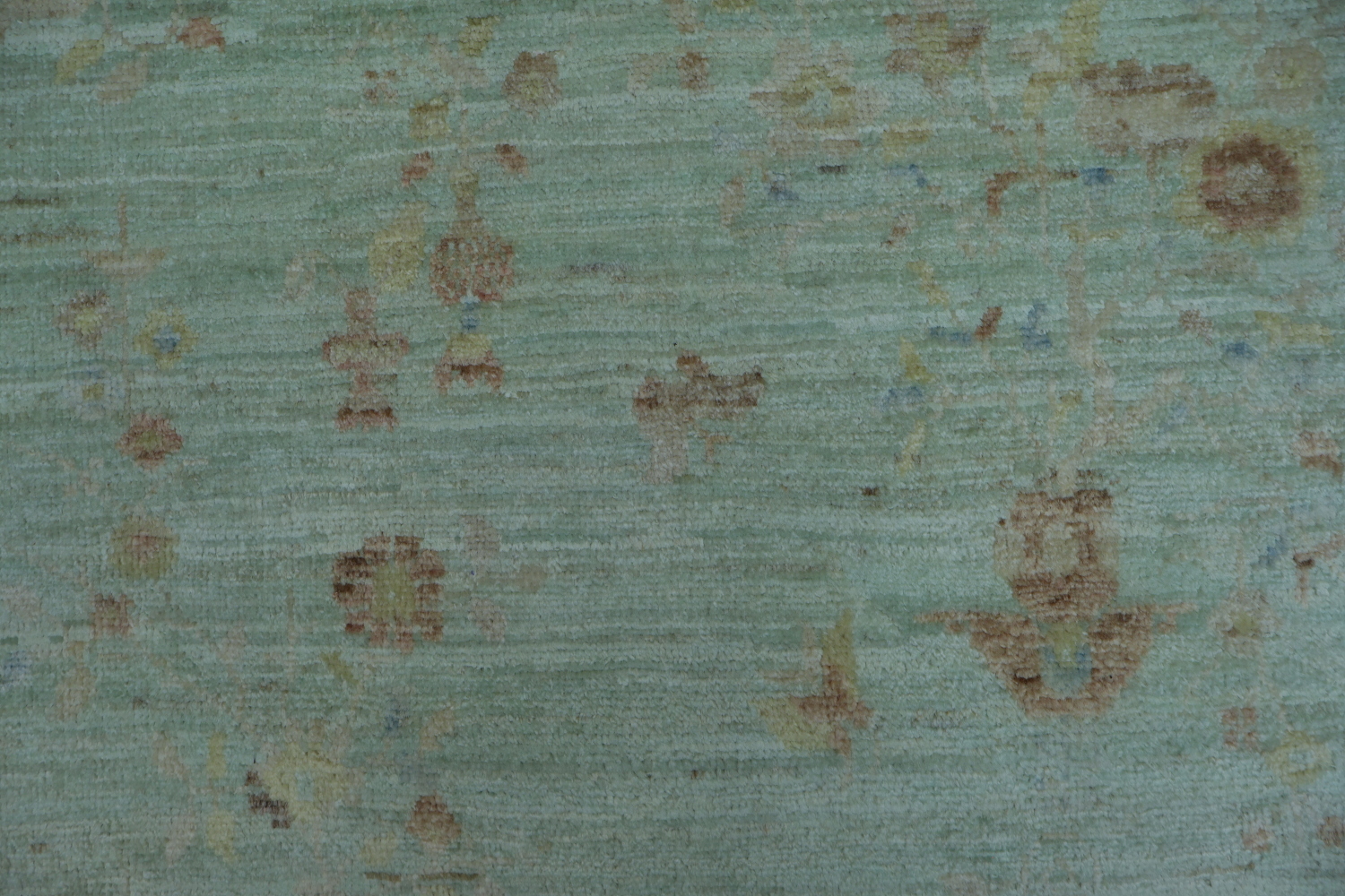 Vegetable Dye Oushak Turkish Area Rug 4x5